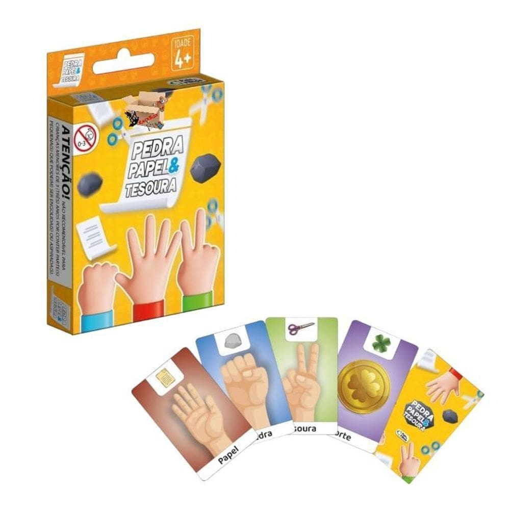 Brinquedo Pedagógico Jogo Pedra Papel E Tesoura - Jankenpon