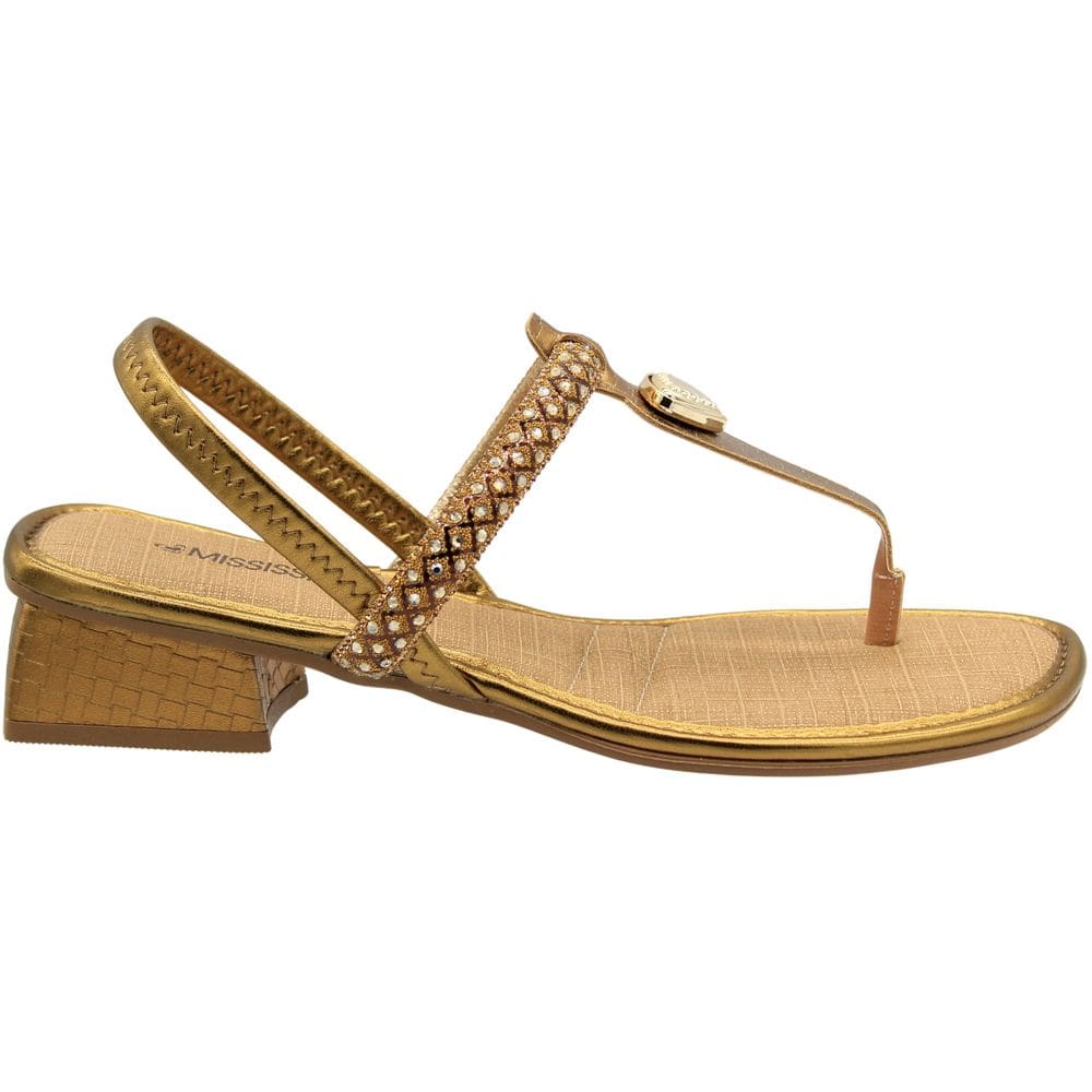 Sandália Salto Baixo Mississipi Itaim Calce Fácil Feminina