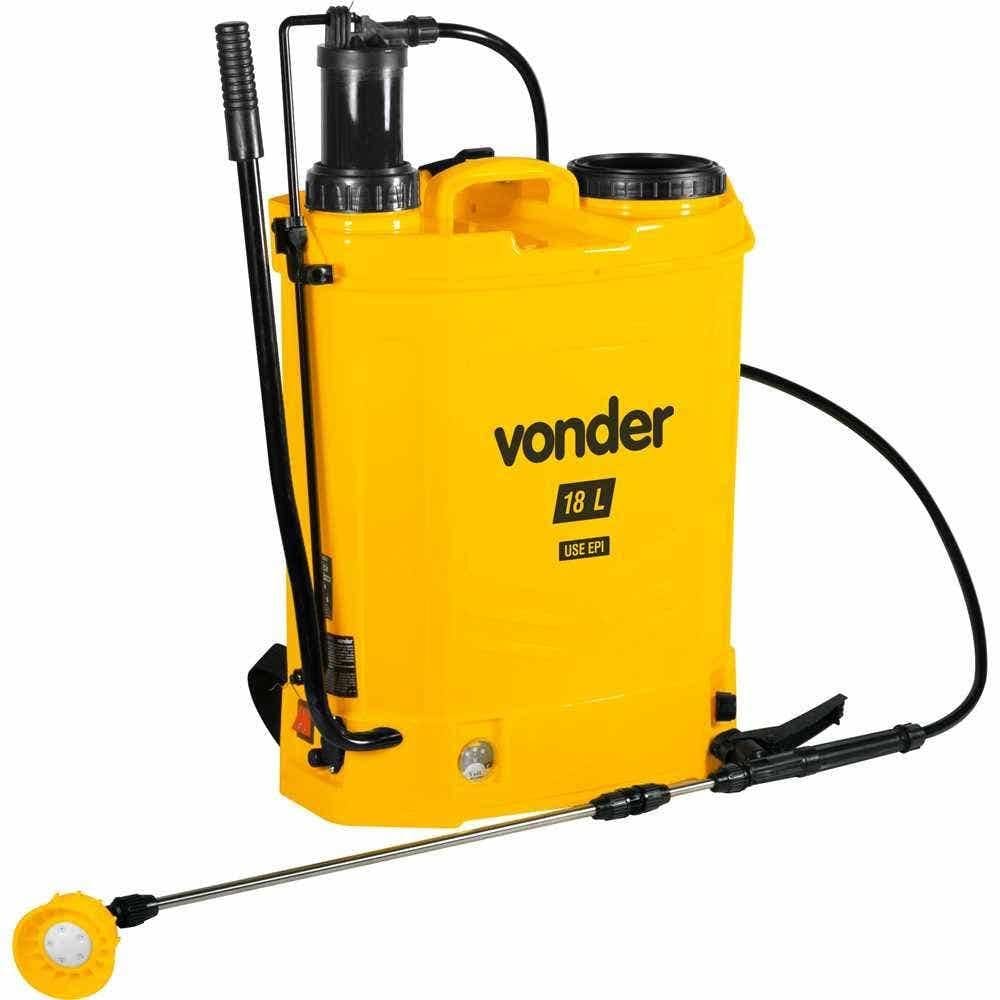 Pulverizador Costal 18 Litros 2 em 1 Manual ou à Bateria VONDER