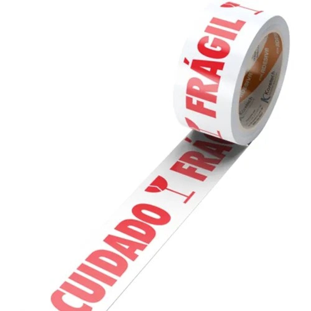 Fita Adesiva Transparente Cuidado Frágil 45 x 40