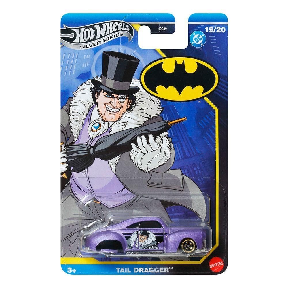 Hot Wheels Carro Batman Tail Dragger - Mattel