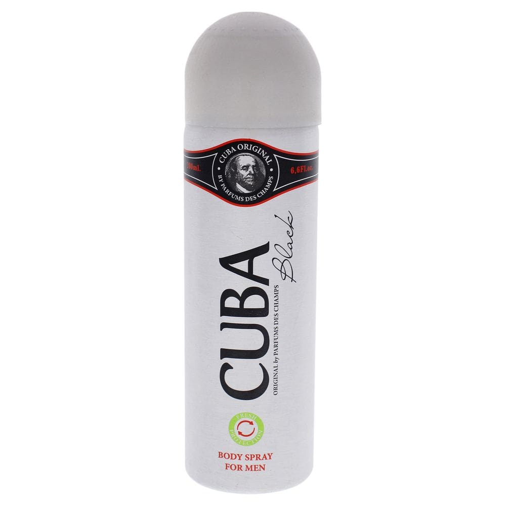 Spray corporal Cuba Black by Cuba para homens 200ml
