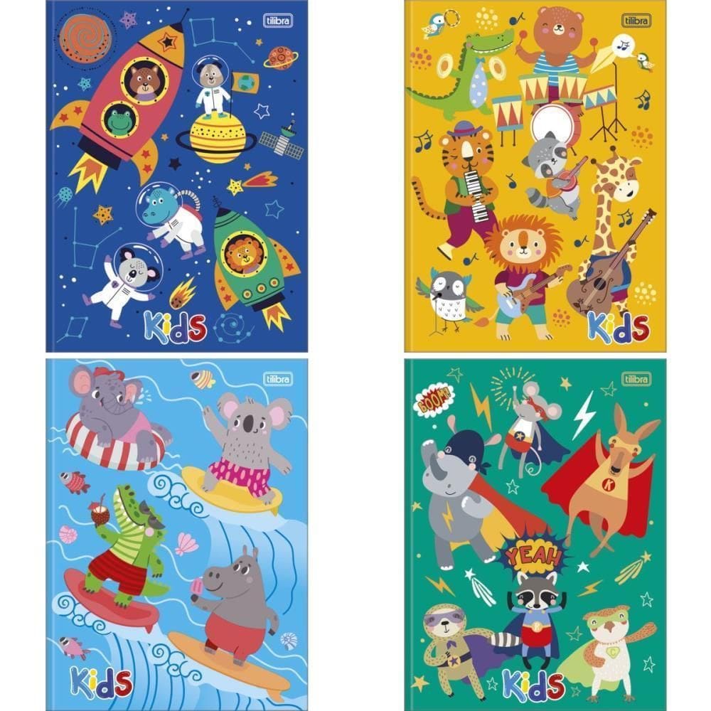Caderno Brochurao Capa Dura Sapeca 48Fls. Masculino