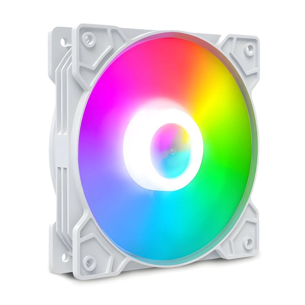 Cooler Fan Snaker Shadow LED ARGB 120mm Silencioso PC Branco