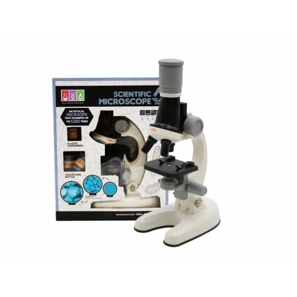 Kit de microscópio composto 100x a 450x com sistema de luz