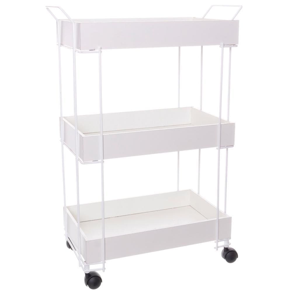 Carrinho Multiuso 3 Andares White
