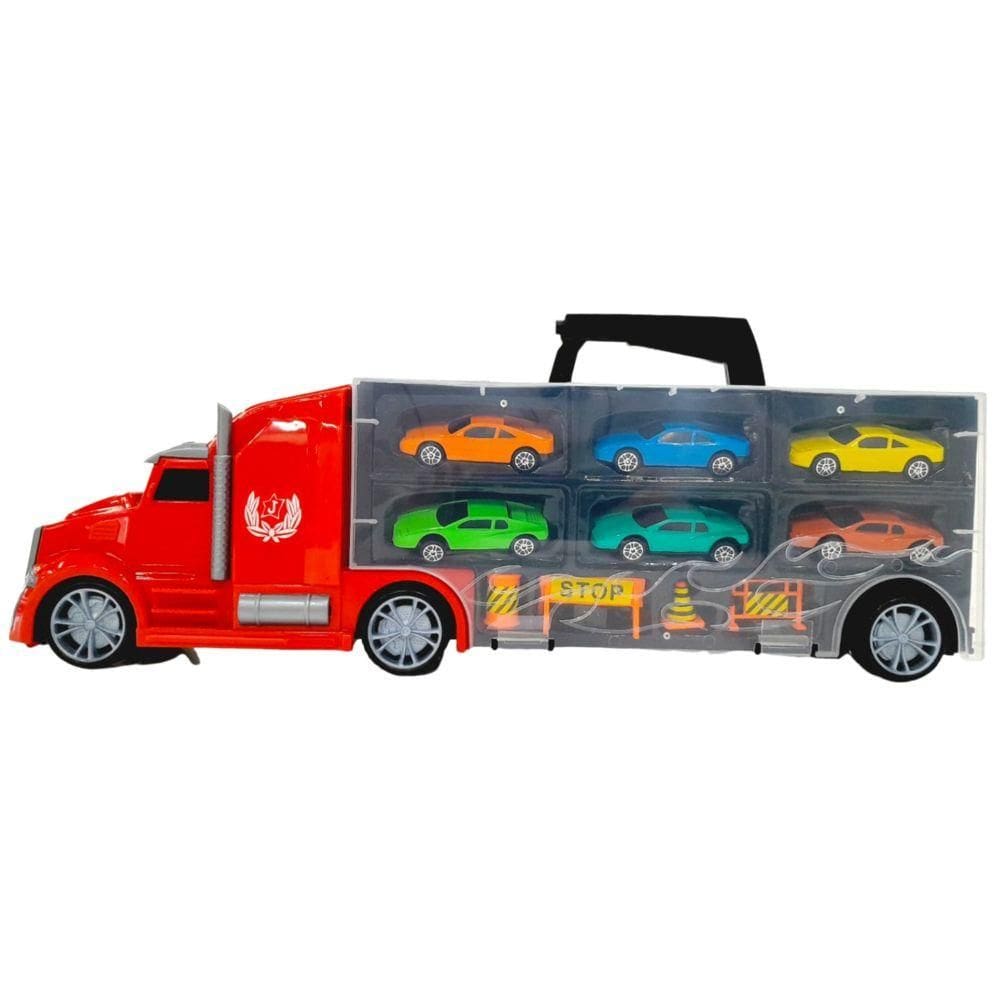 Caminhão Rampa Maleta de Transporte com Acessórios For Kids