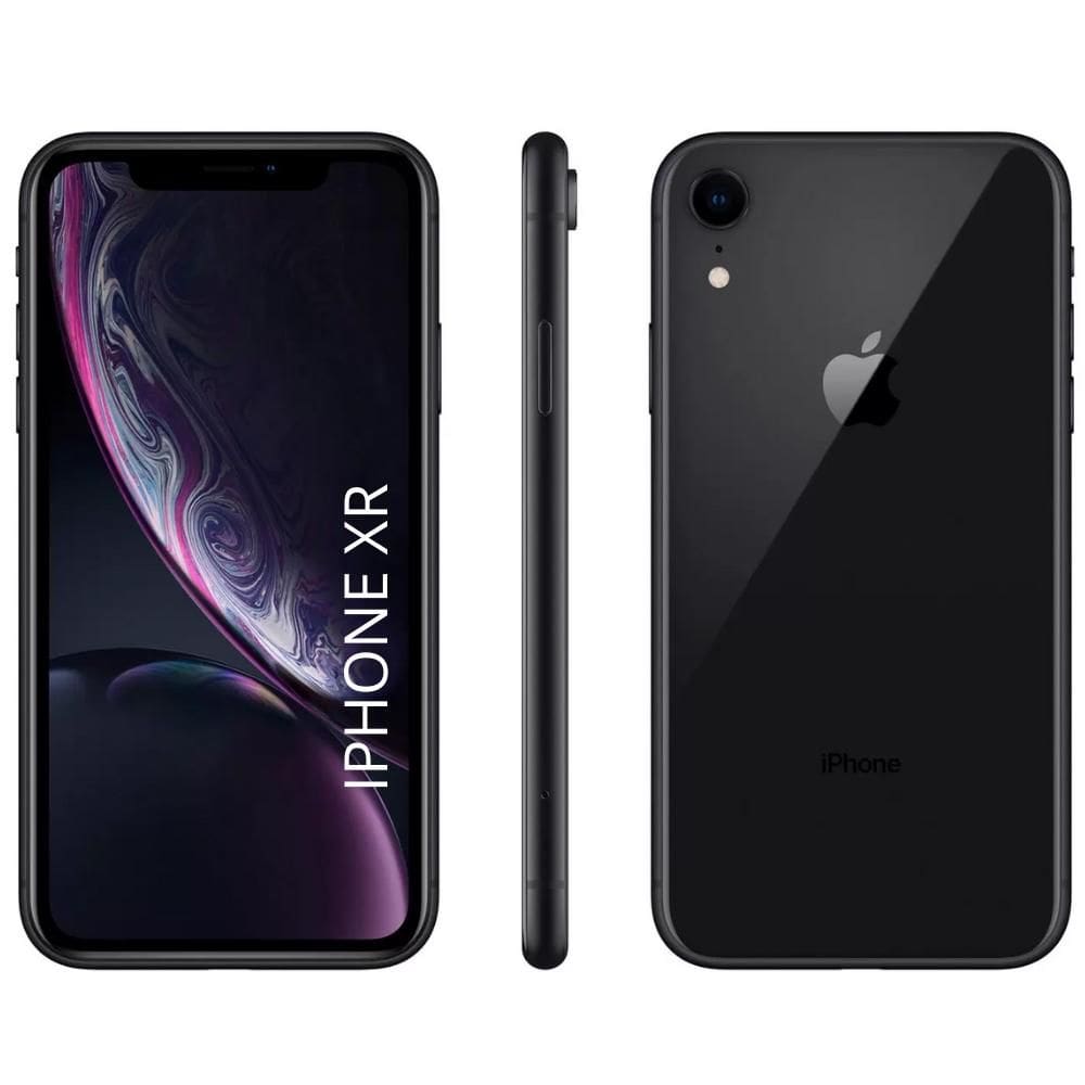 USADO iPhone XR 64 GB Preto Excelente (usado)