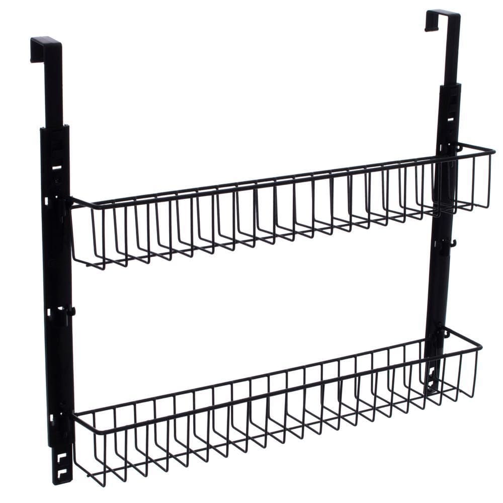 Cesto Duplo De Porta Black