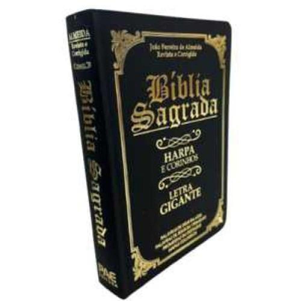Livro Bíblia Sagrada Evangélica - Preta