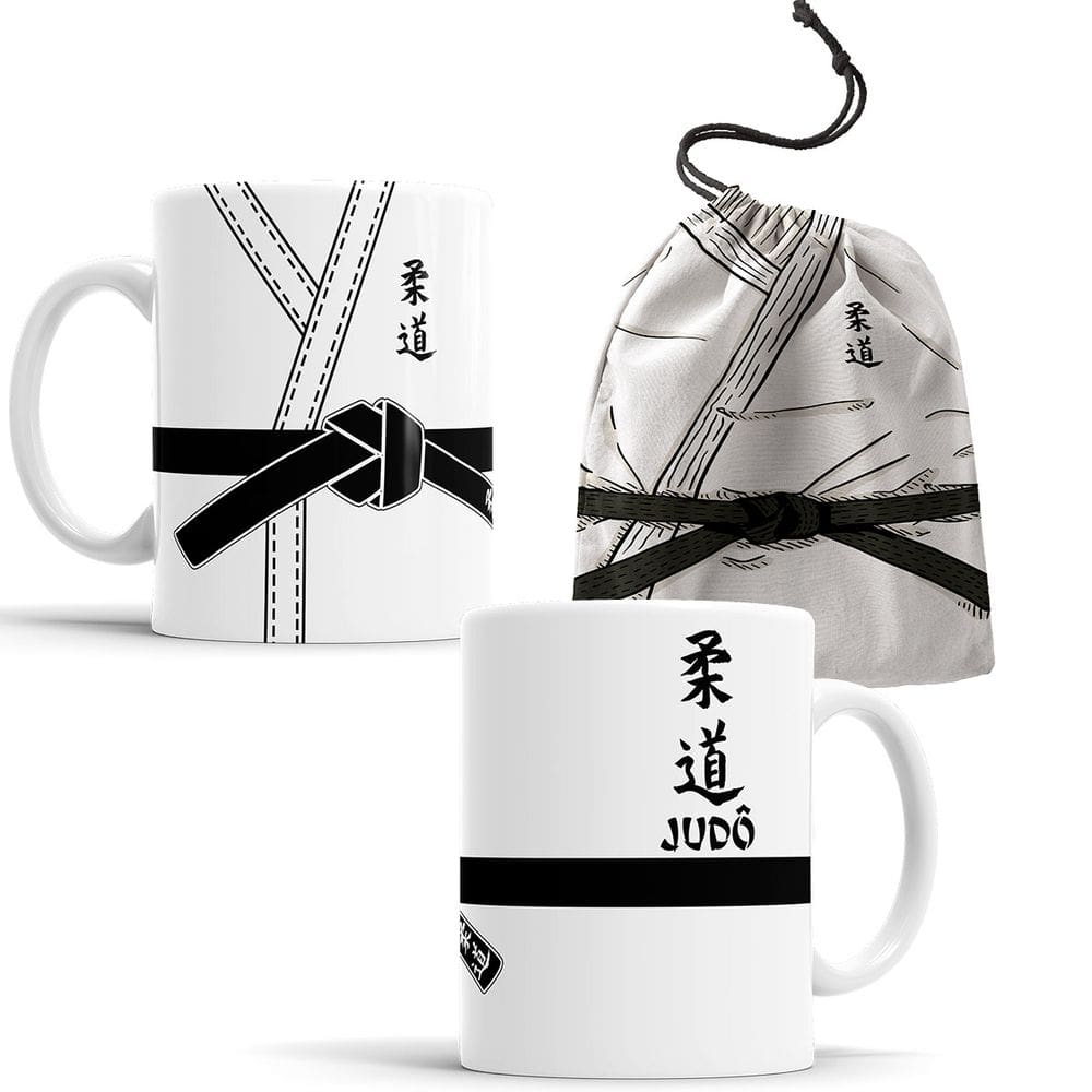 Caneca Kimono Judô com Saquinho