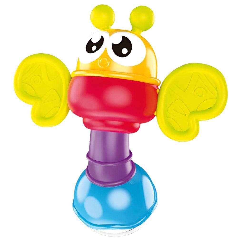 Chocalho Infantil My Baby Toy Butterfly Colorido 11003 Pimpi