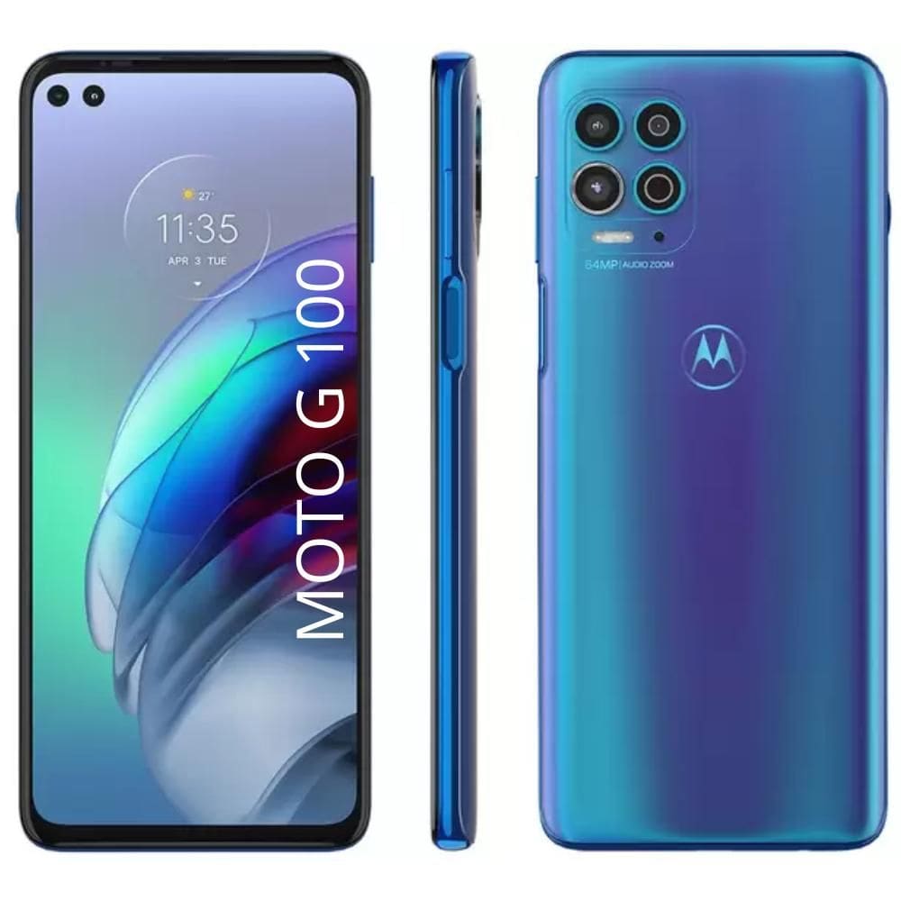 USADO Motorola Moto G100 256 GB Luminous Ocean Muito Bom (usado)