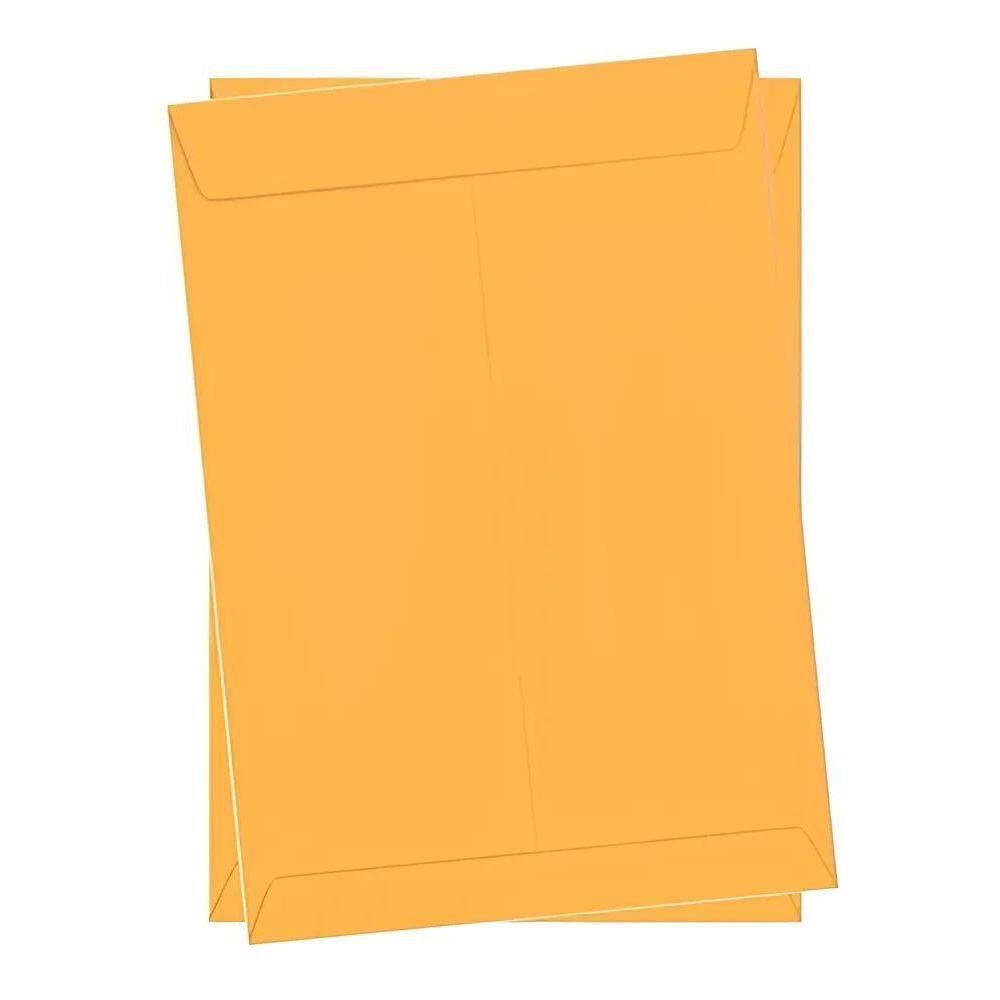 Envelope A4 Sulfite 229X324 Mm 50 Unidades Cor Ouro/Amarelo