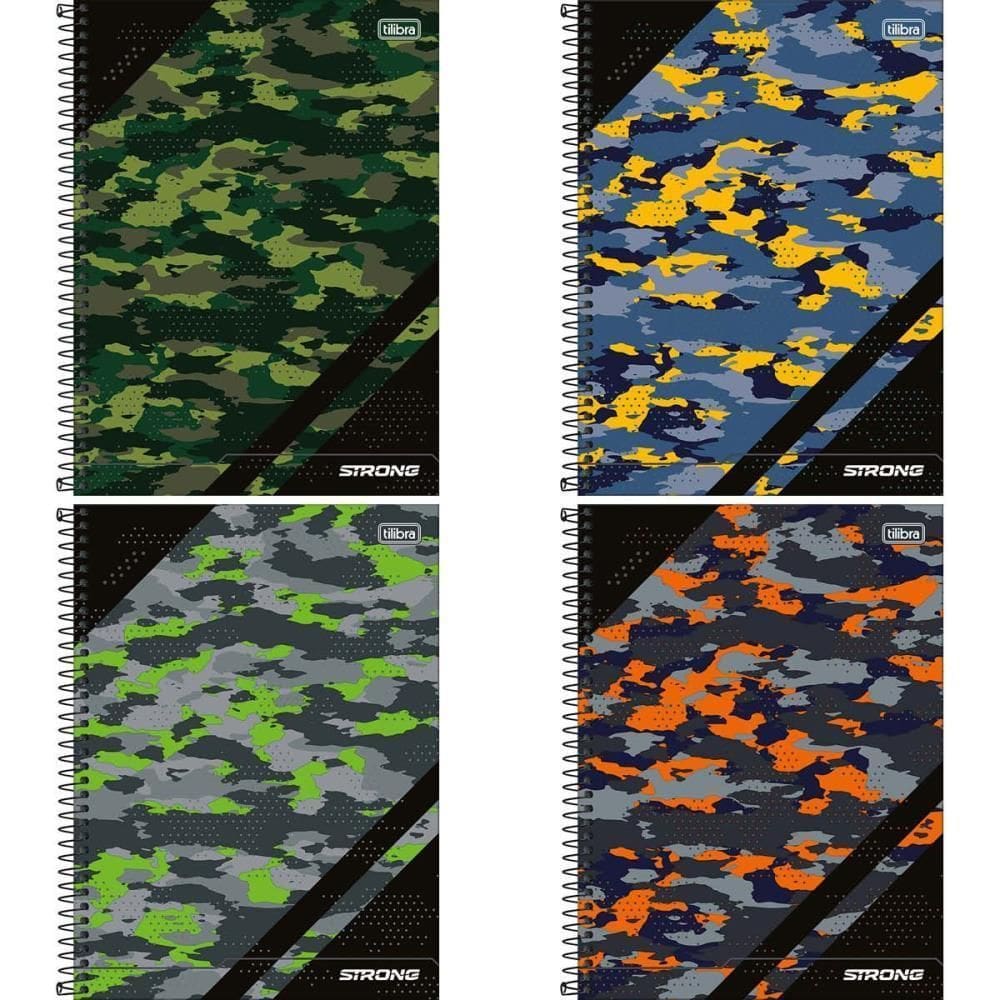 Caderno 16X1 Capa Dura Strong 192 Folhas Pct.C/04