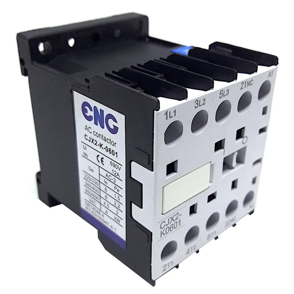 Mini Contator Tripolar Cjx2-K 0601 1Nf 110V 6A