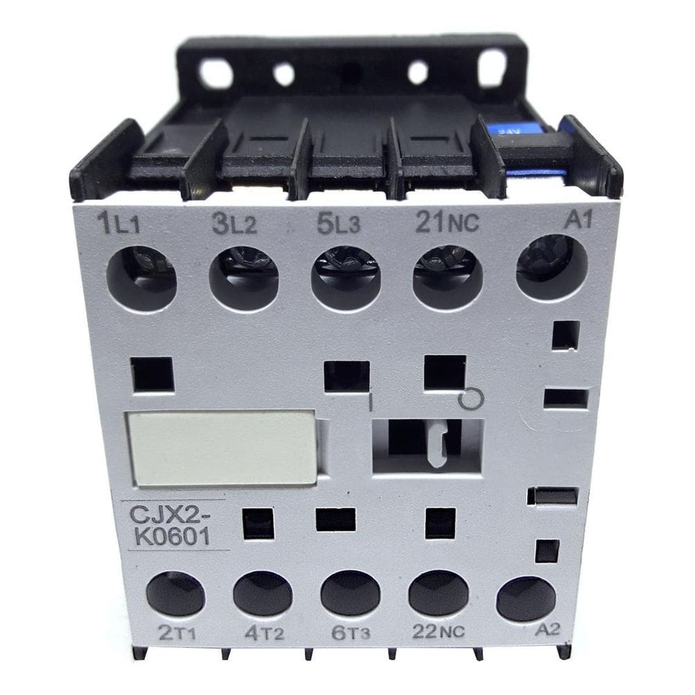 Mini Contator Tripolar Cjx2-K-0601 1Nf 24Vac 6A