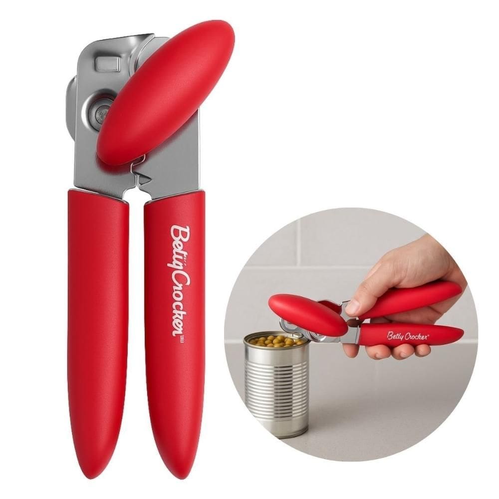 Abridor de Latas Manual Universal Cozinha Betty Crocker