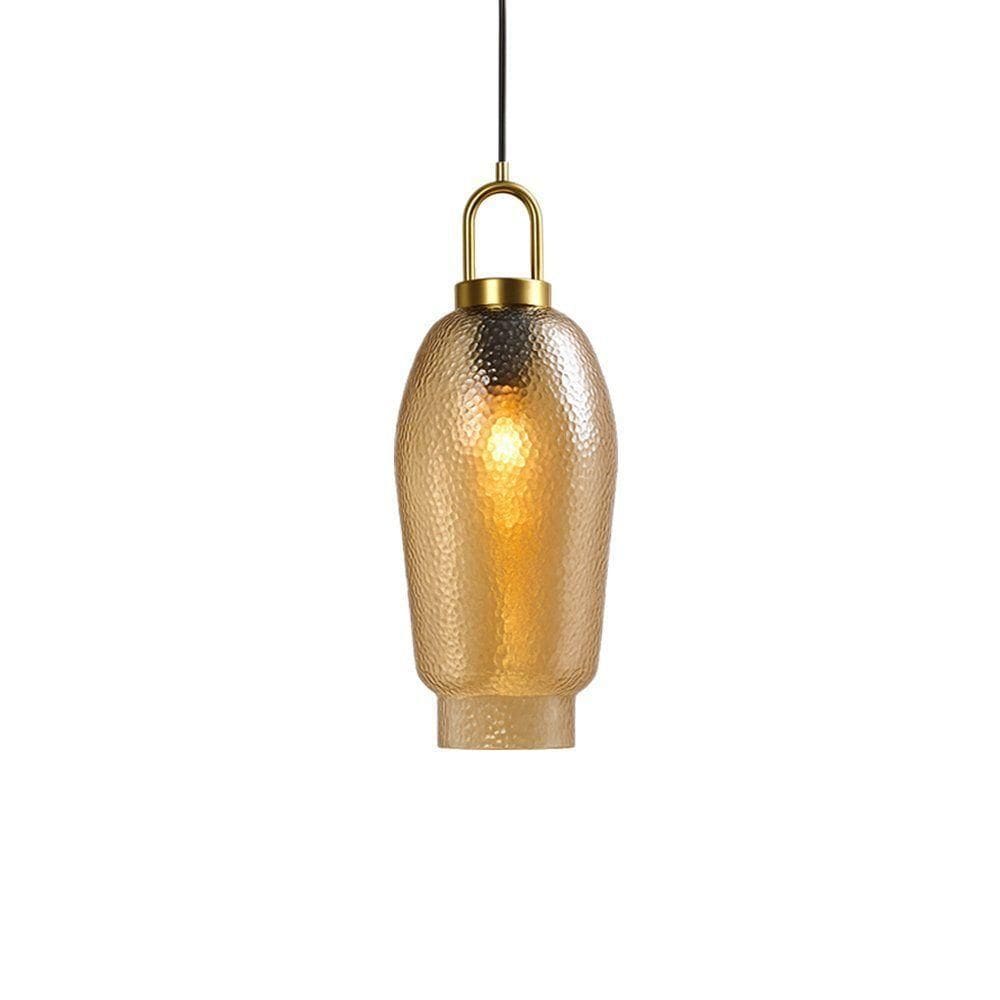 Lustre Pendente Skylight Antiq 4094 46cm E27 Bivolt Dourado E âmbar