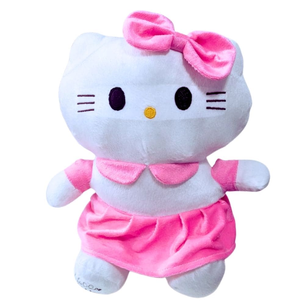 Hello Kitty Pelúcia 40cm | Boneca Grande, Fofa e Macia |  Hello Kity KT Cat com Laço Gata Gatinha Rosa - PANAMI