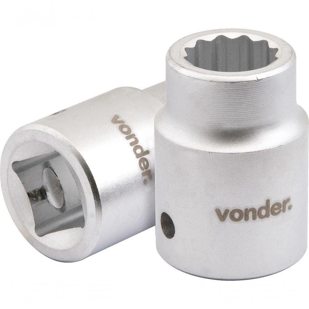 Soquete Estriado Enc 3-4” 24mm Curto Vanád. Vonder