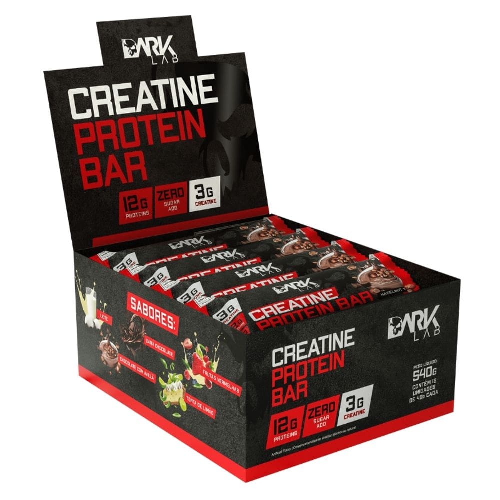 Creatine Protein Bar (Caixa c/ 12un de 45g) Dark Lab
