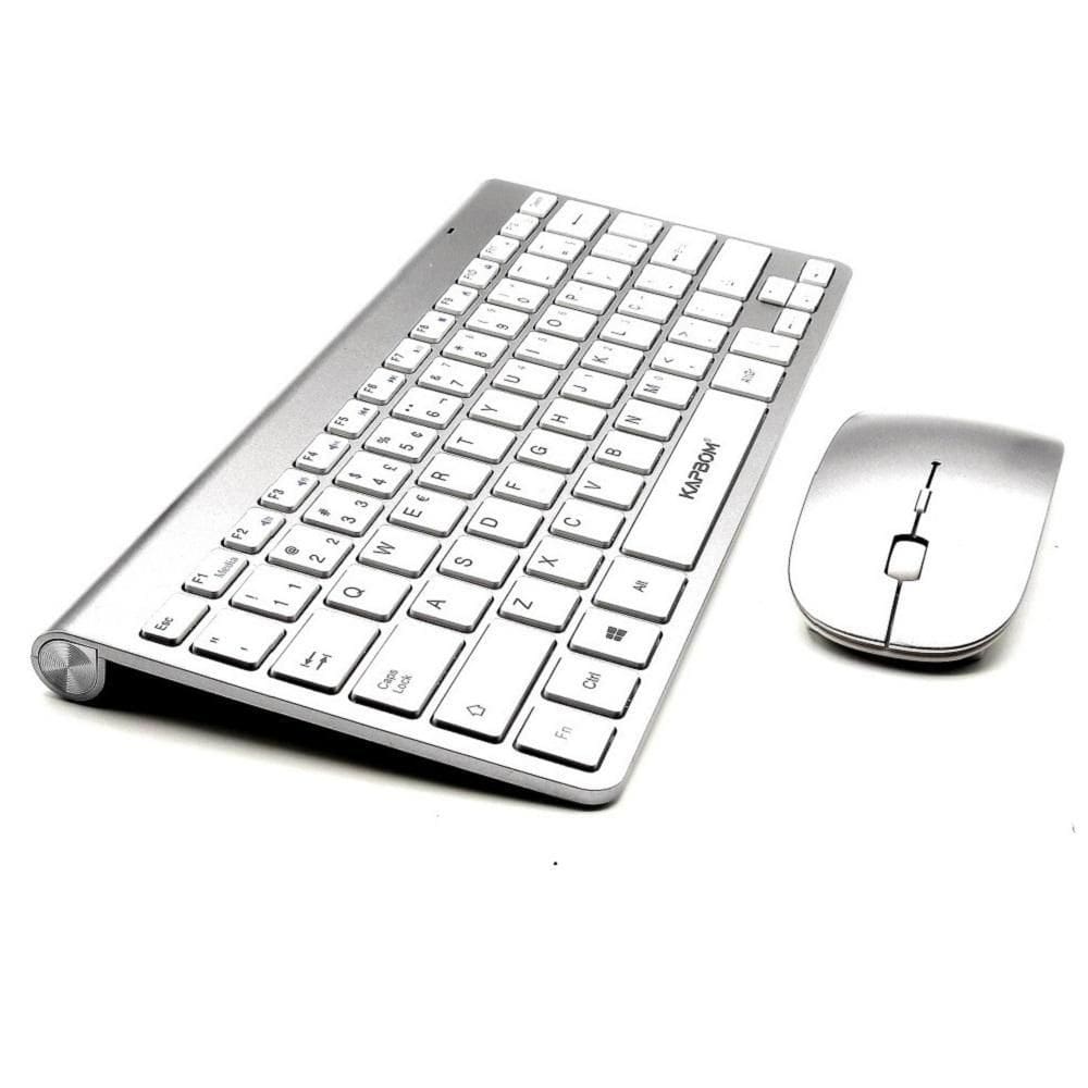 Kit Teclado E Mouse Wireles Sem Fio Usb Abnt2 Com A Letra Ç