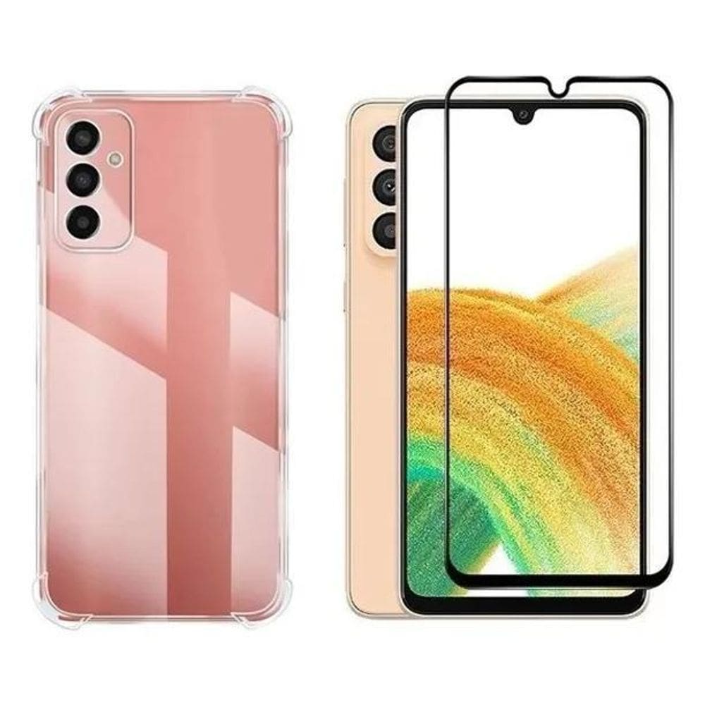 2X Capa Capinha Anti Impacto Para Galaxy M23 5G + Pelicula C