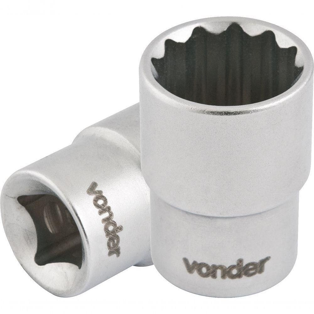 Soquete Estriado Enc 1-2” 13mm Curto Vanád. Vonder