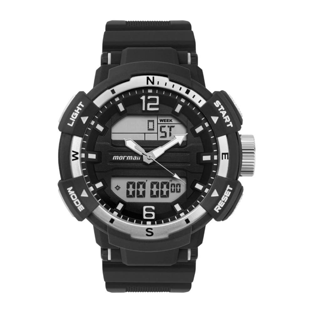 Relógio Mormaii Masculino Action Preto - MOBJ4097/8K