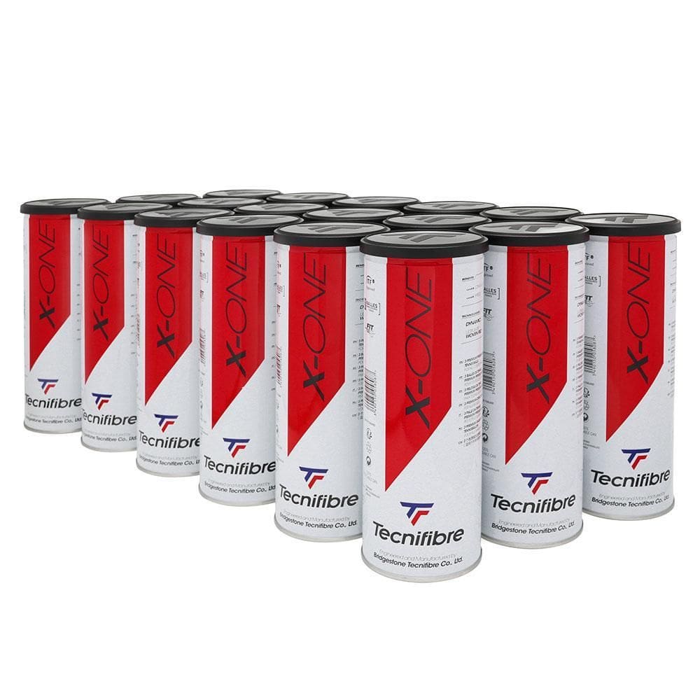 Bola De Tênis Tecnifibre X-One Pack Com 18 Latas