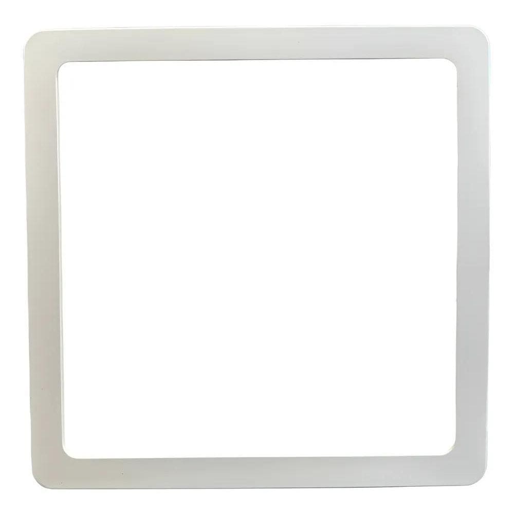 2X Painel Plafon Led 18W Sobrepor Quadrado 6000K Branco
