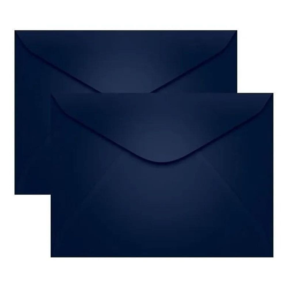 Envelope Scrity 100 Unidades Cor Azul Escuro Porto Seguro