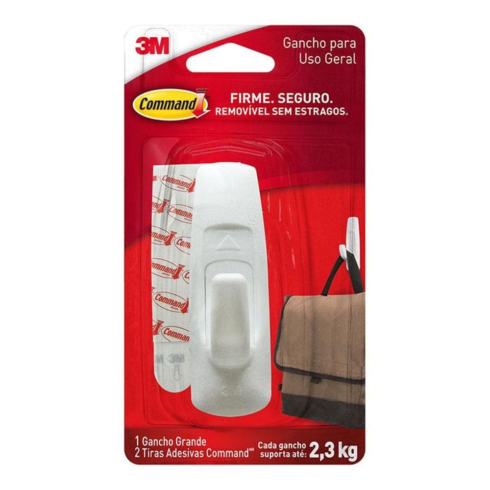 Gancho adesivo grande branco Command H0001818105 3M