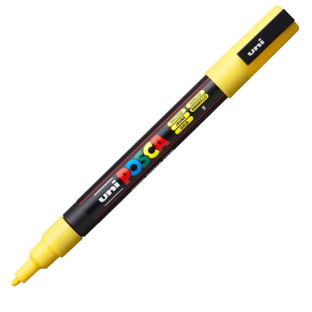 Caneta Posca PC 3M amarelo Uni Ball