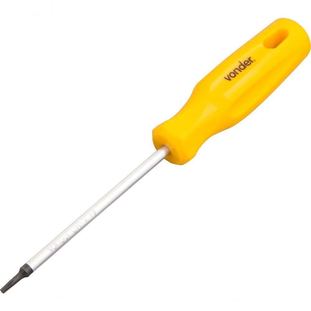 Chave Torx T-9 Com Cabo Reto Cromo Vanádio - Vonder