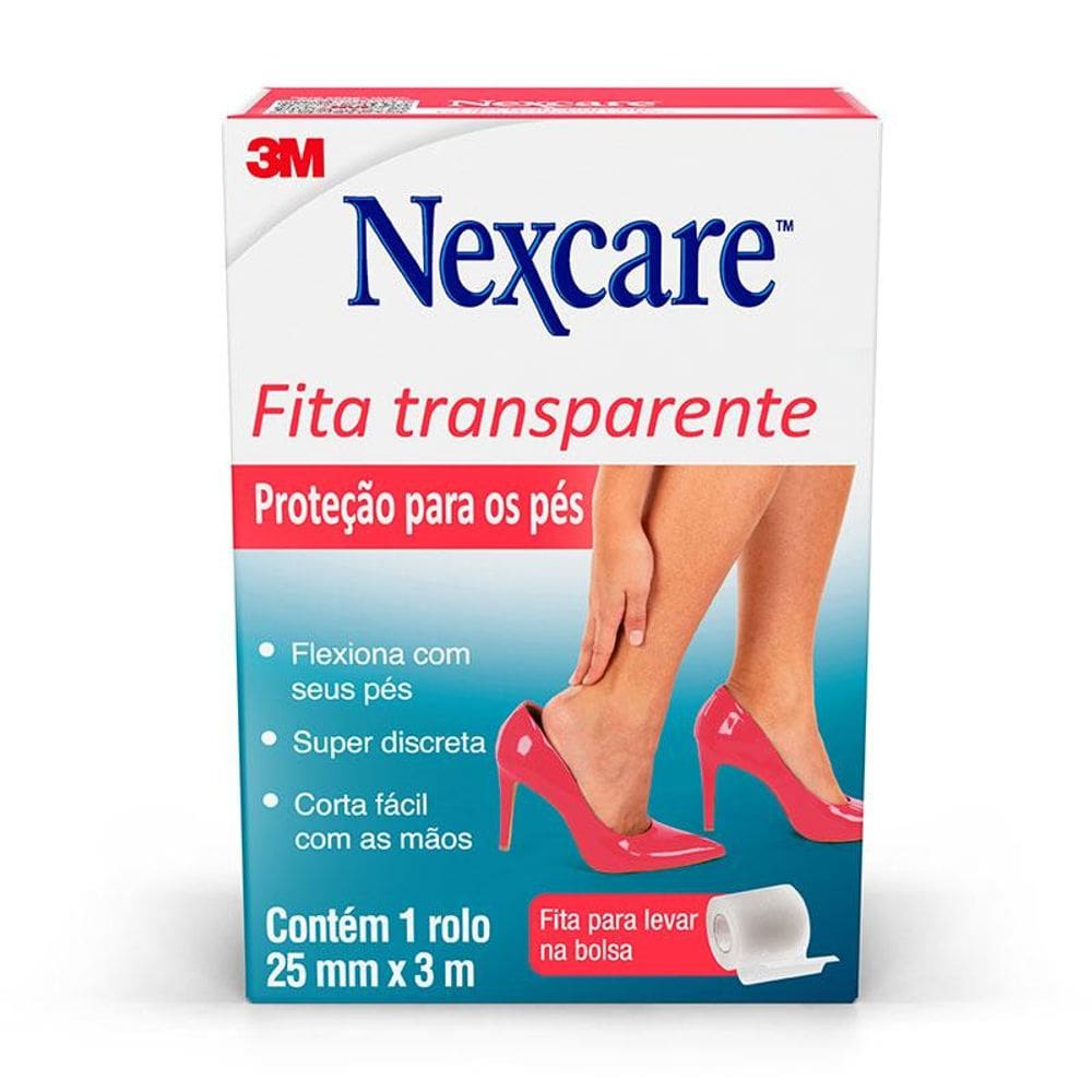 Fita protetora p/ os pés Nexcare 25mm x 3m - 3M