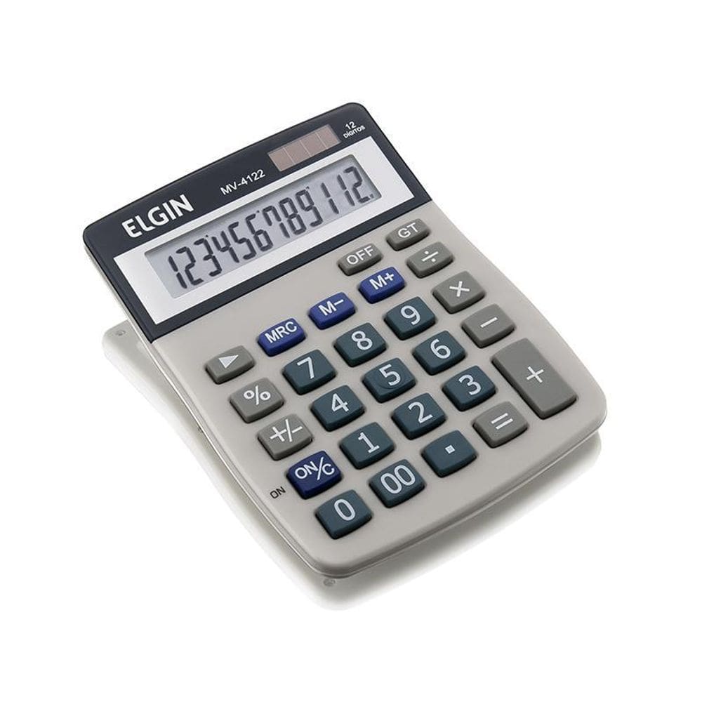 Calculadora de mesa 12 dígitos MV4122 Elgin