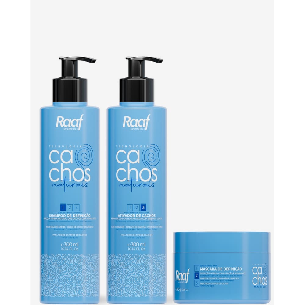 Kit Cachos Naturais 300Ml