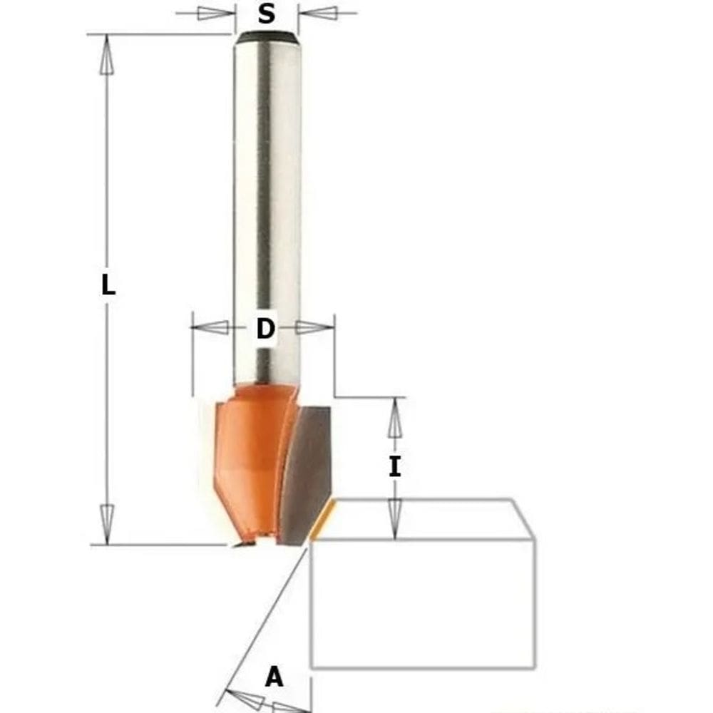 Fresa De Widea Para Refilar 0º-30º 12x12,7mm Cmt - 72103011