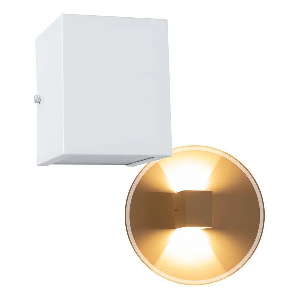 2X Luminária Arandela De Parede Starlumen St678 Cor Branco