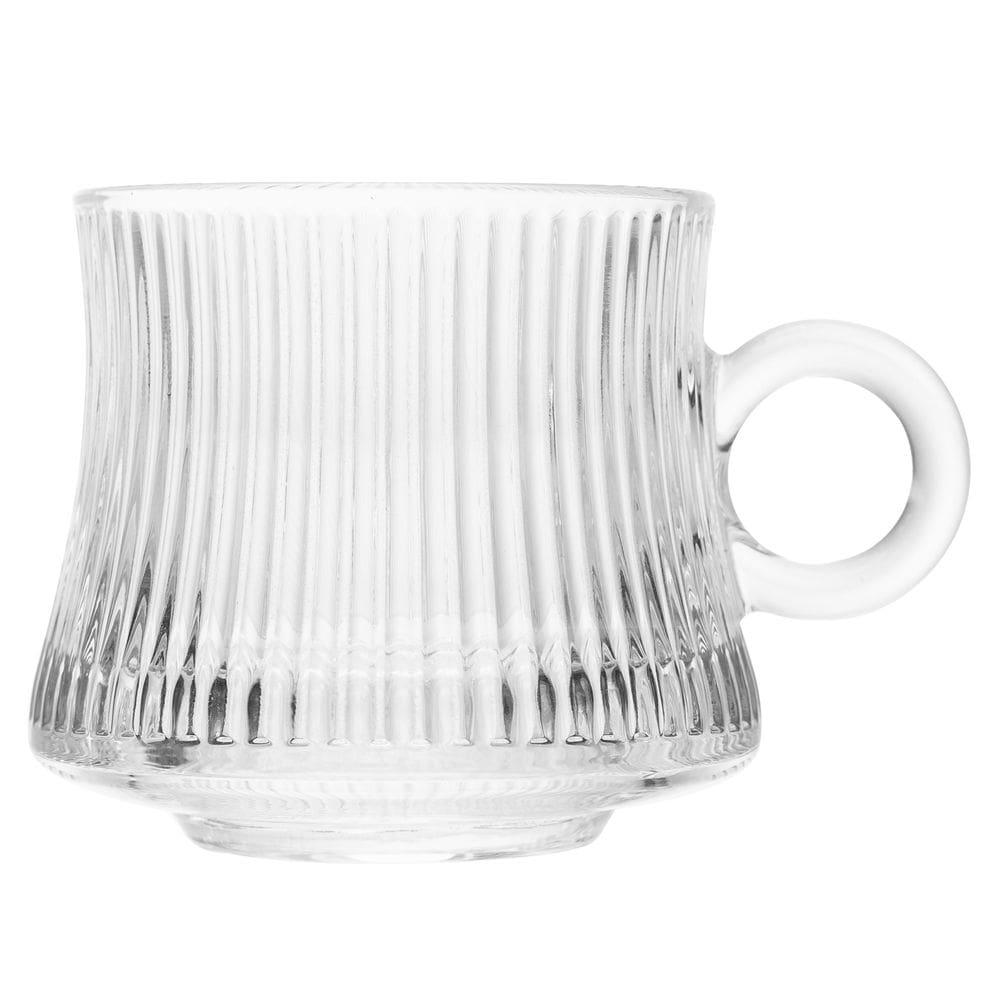 Caneca Lines Cafe, Cha Mesa Posta 160ml Vidro - Lyor