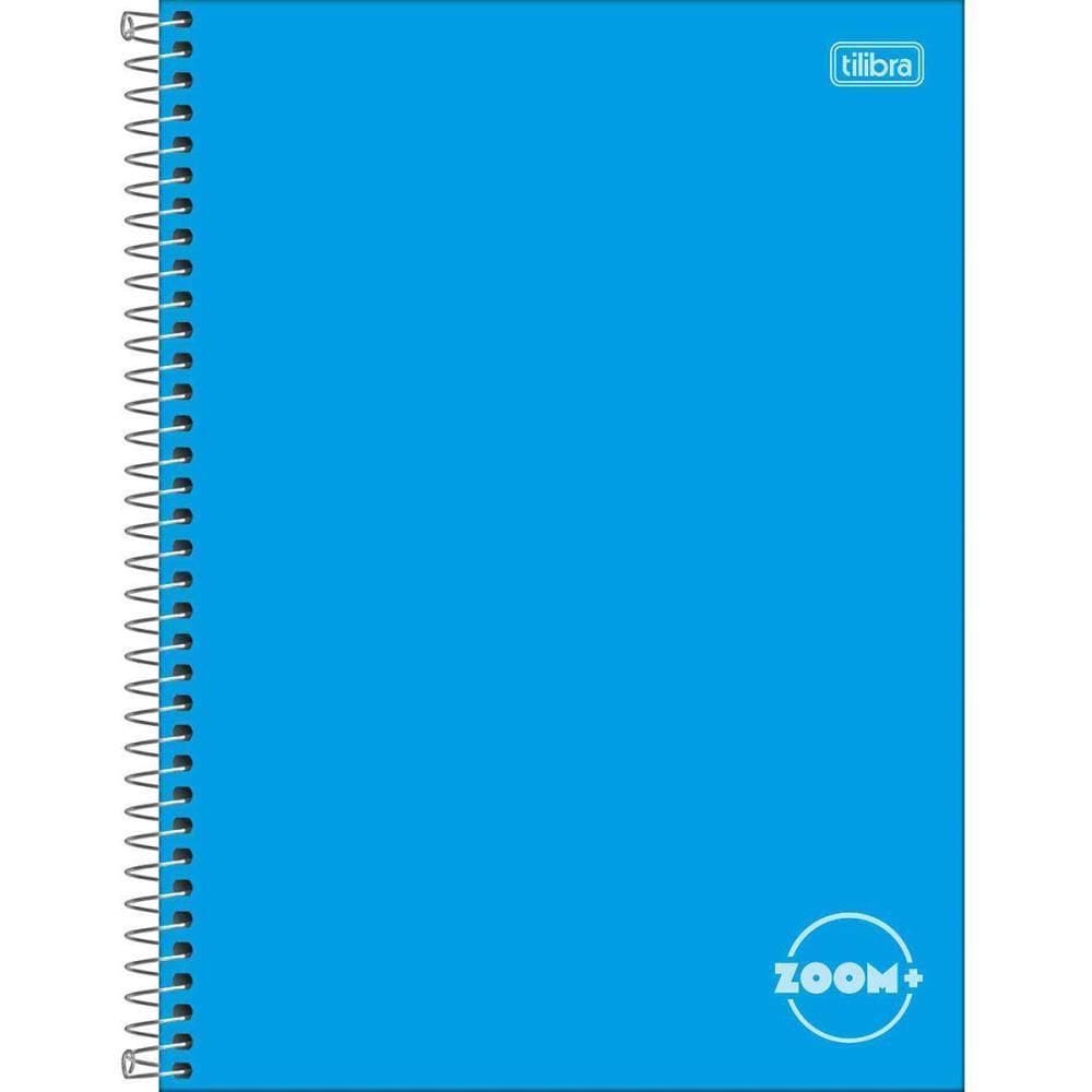 Caderno 01X1 Capa Dura Zoom+ 96 Folhas Azul Pct.C/04