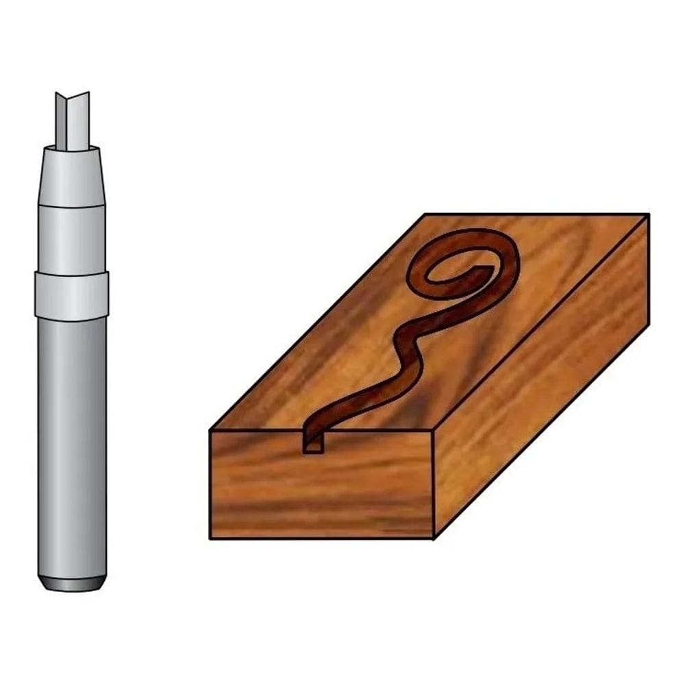 Fresa Para Abertura De Ranhuras 5x4xh6mm Radix - 18b5040.01