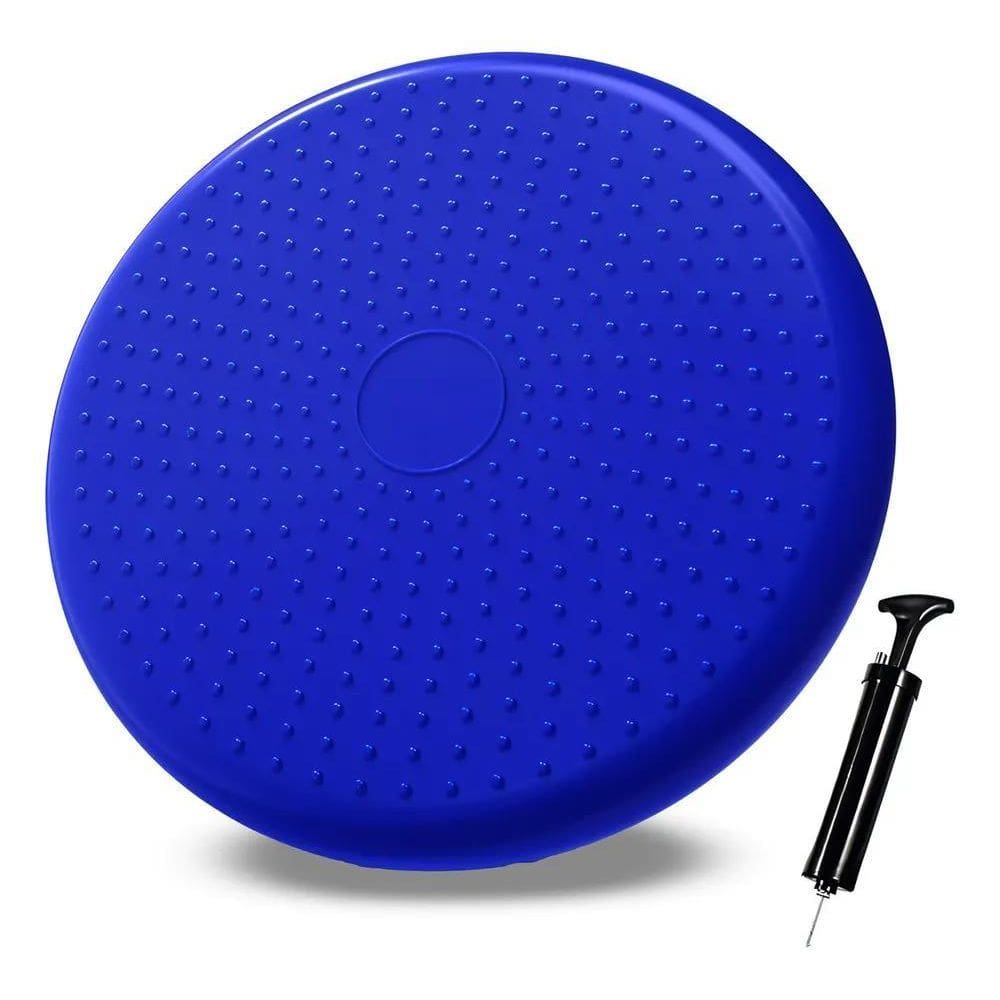 2X Justgofit Disco De Equilíbrio Cushion Inflável Yoga Pil