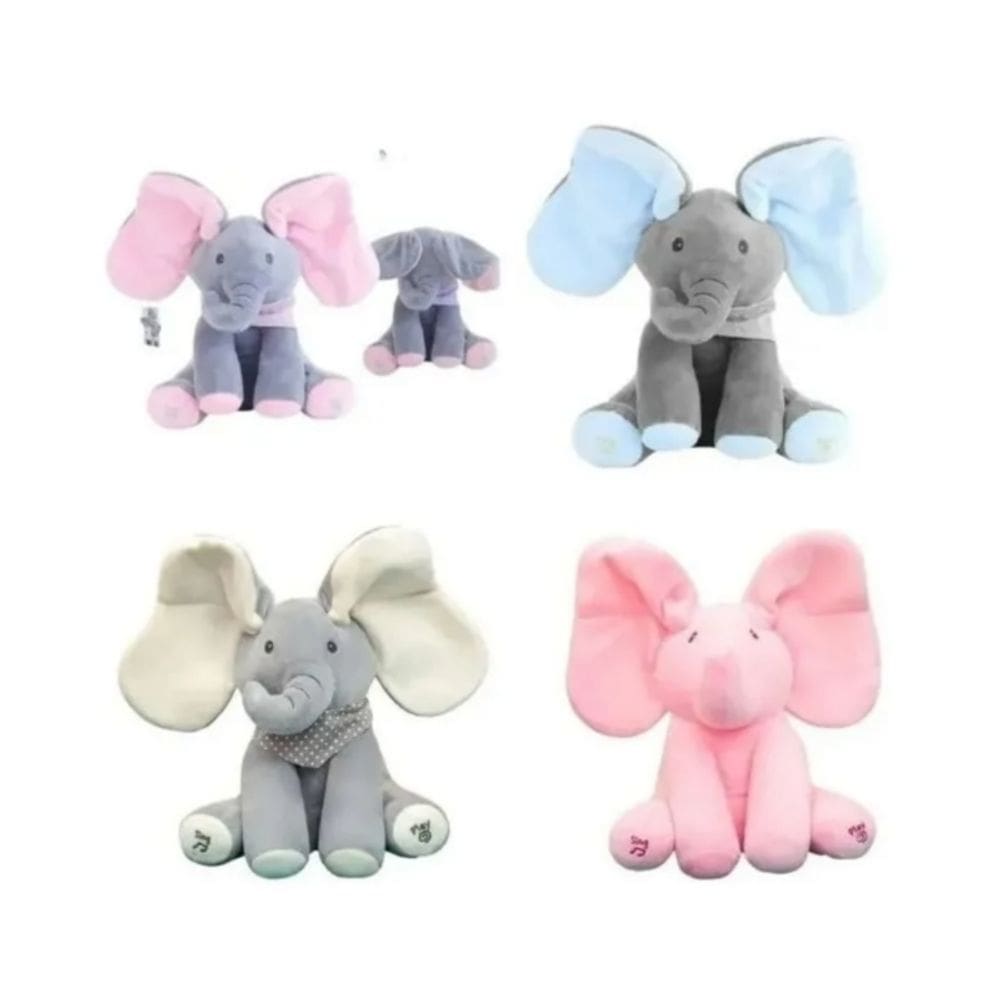 Brinquedo musical Peek A Boo Elephant para crianças