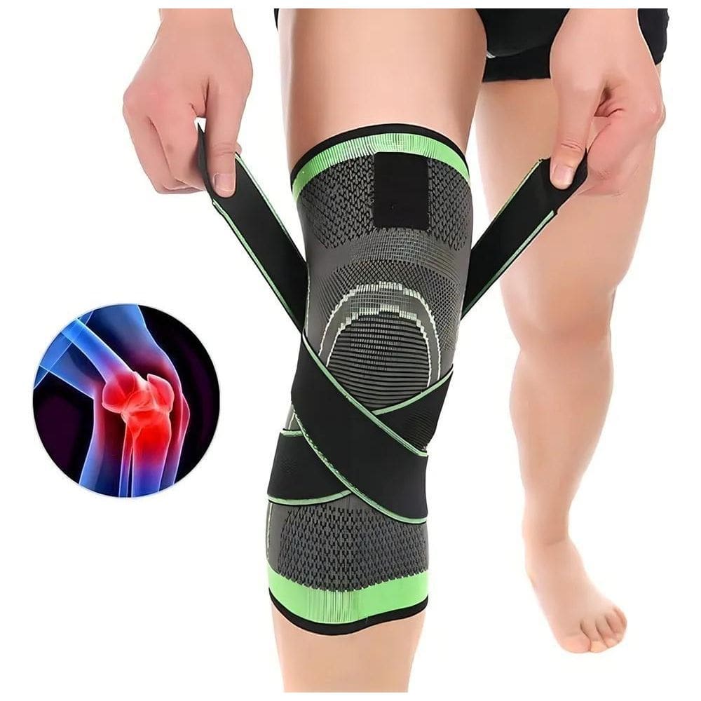 2X Joelheira Esportiva De Dupla Pressão Para Fitness, Cor