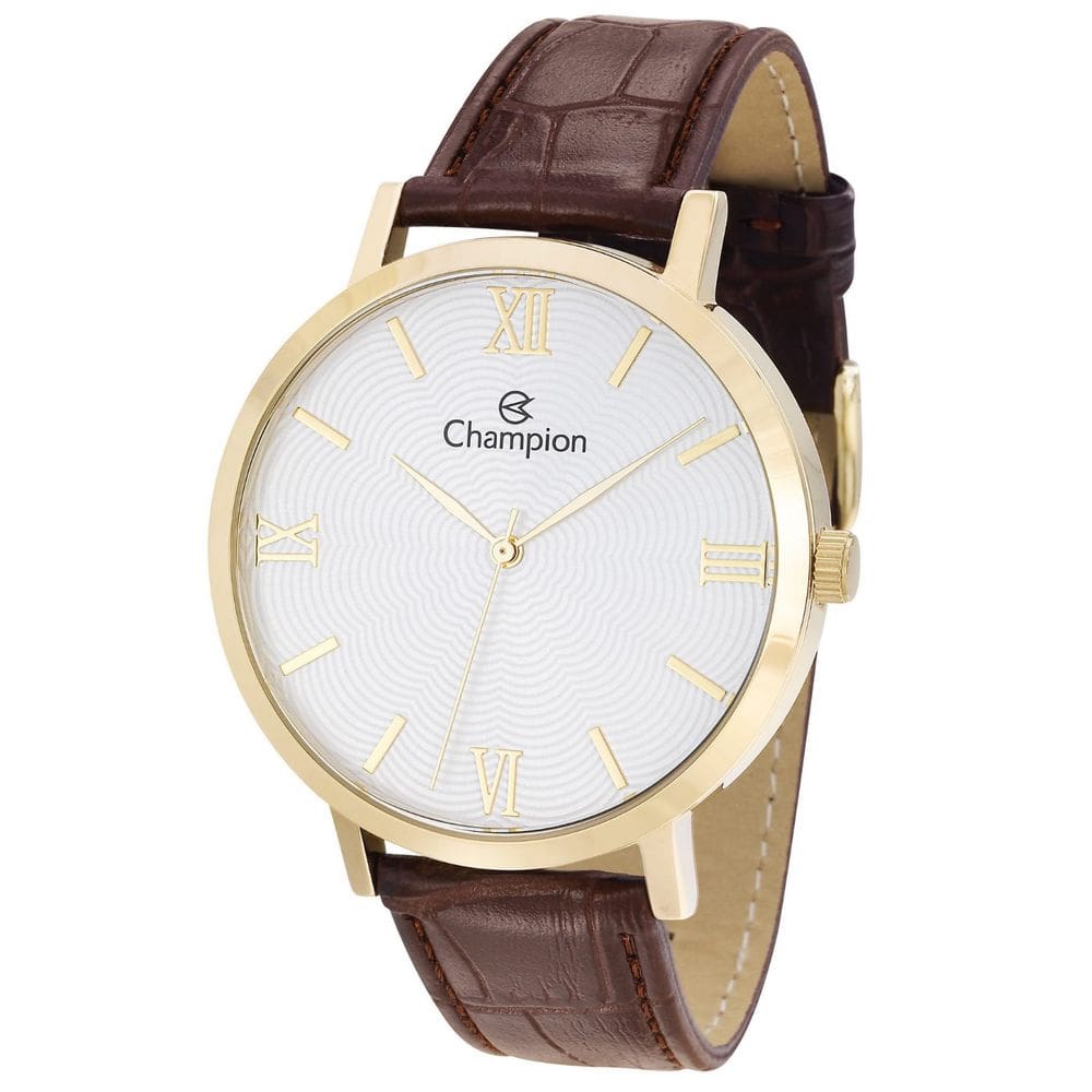 Relógio Masculino Champion CN20604B Couro Marrom