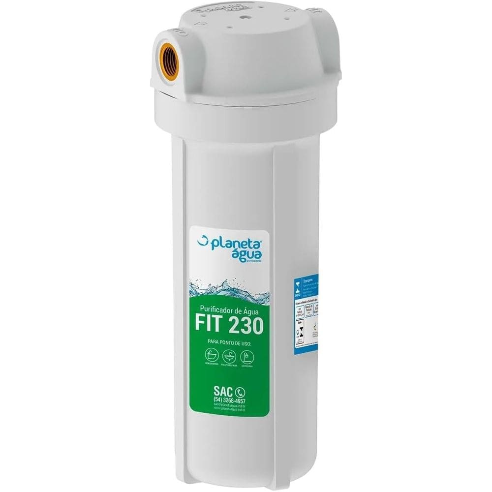 Purificador Fit 230 com Rosca de 3/4” Planeta Água Branco
