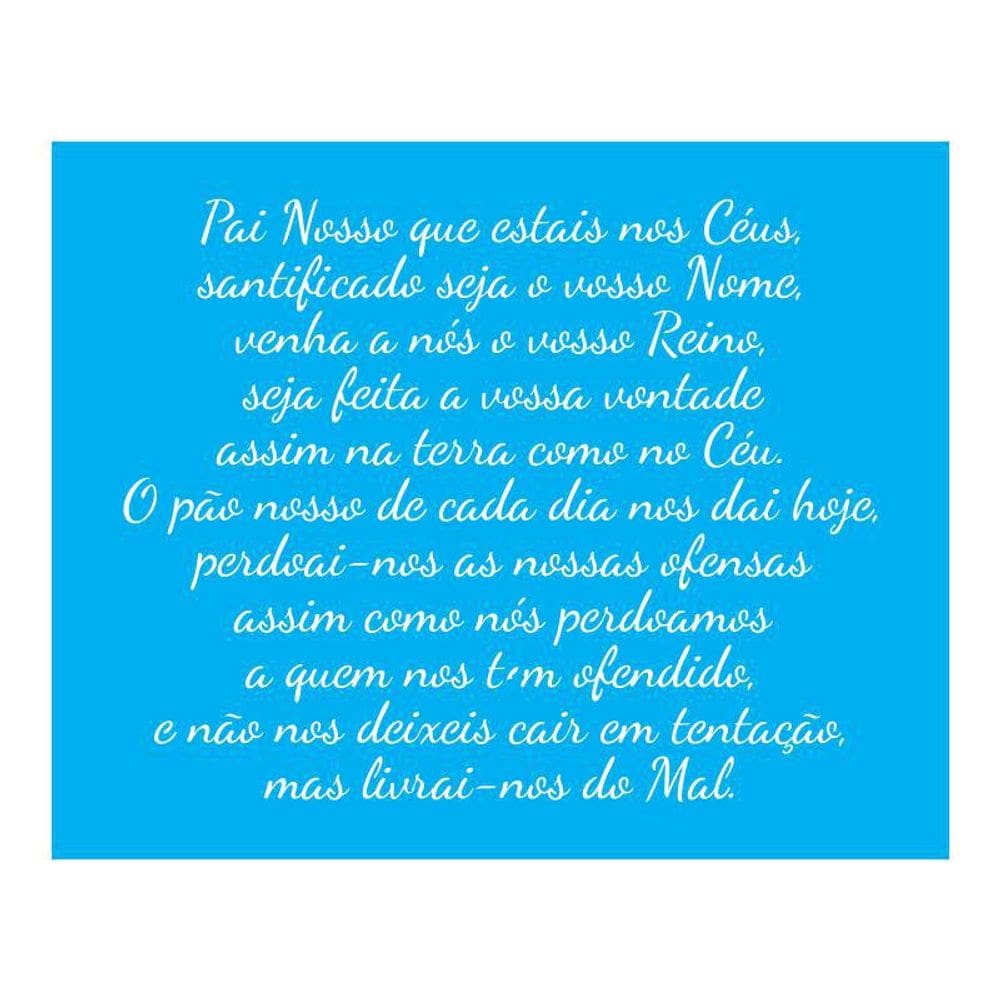 Stencil Tamako Pai Nosso - 20X25Cm - Ref B434